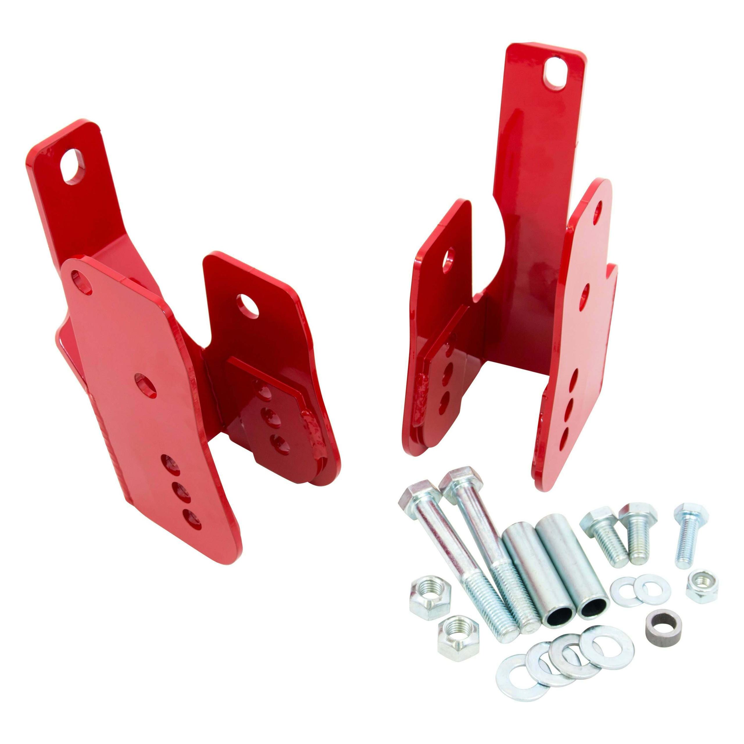 UMI Performance 2005-2014 Ford Mustang Rear Control Arm Relocation Brackets- Bolt In - 1060-R