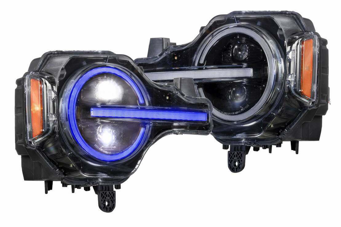 Morimoto XRGB LED Headlights - Pair / RGB DRL (2021-2025 Bronco) - LF496