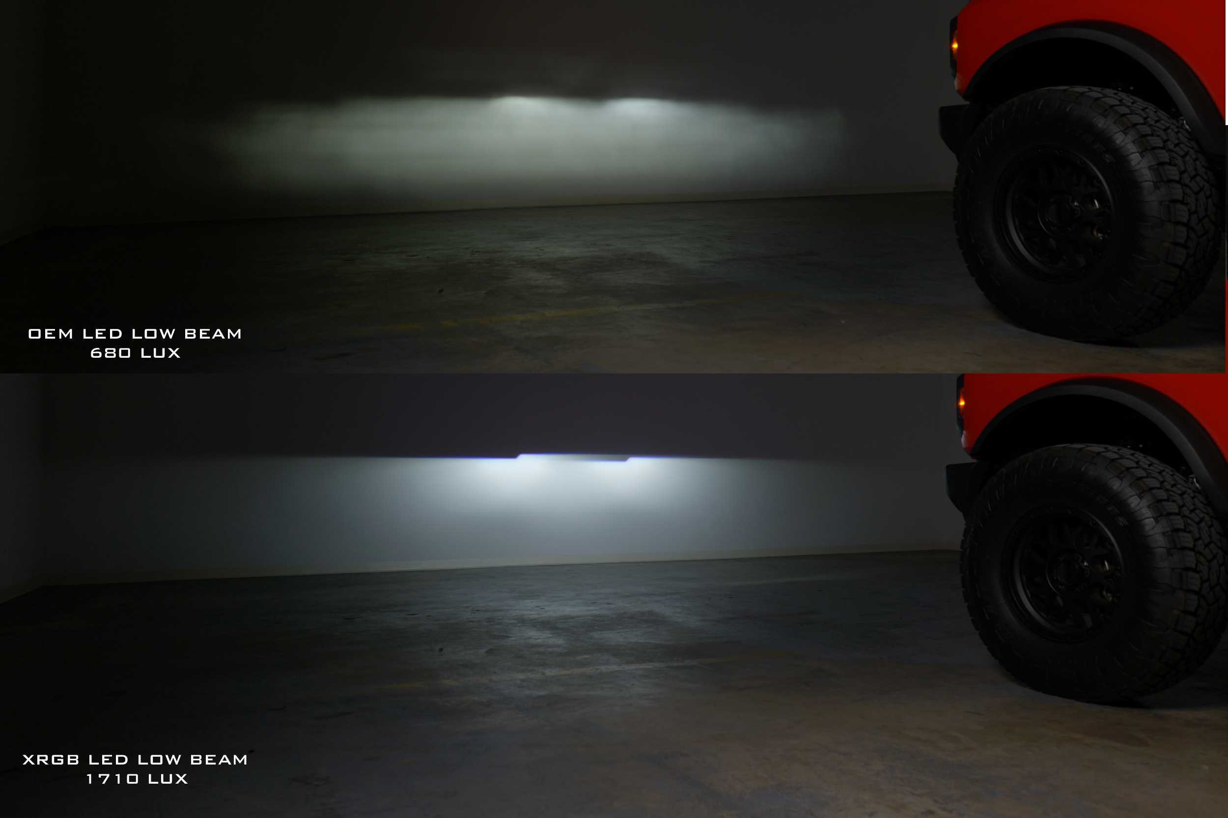 Morimoto XRGB LED Headlights - Pair / RGB DRL (2021-2025 Bronco) - LF496