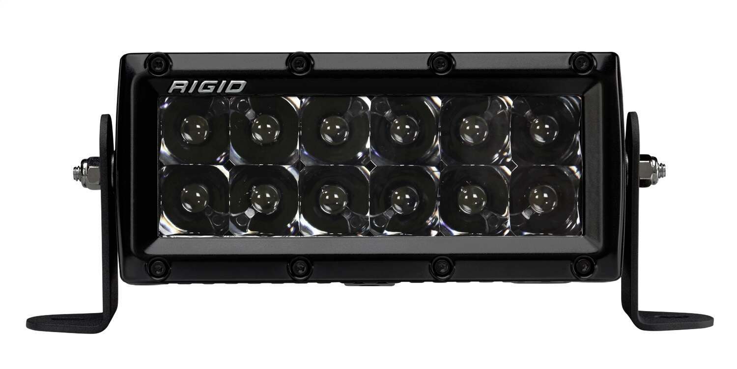 RIGID Industries Rigid E-Series Pro Midnight Edition Led Light, Spot Optic, 6 Inch - 106213BLK