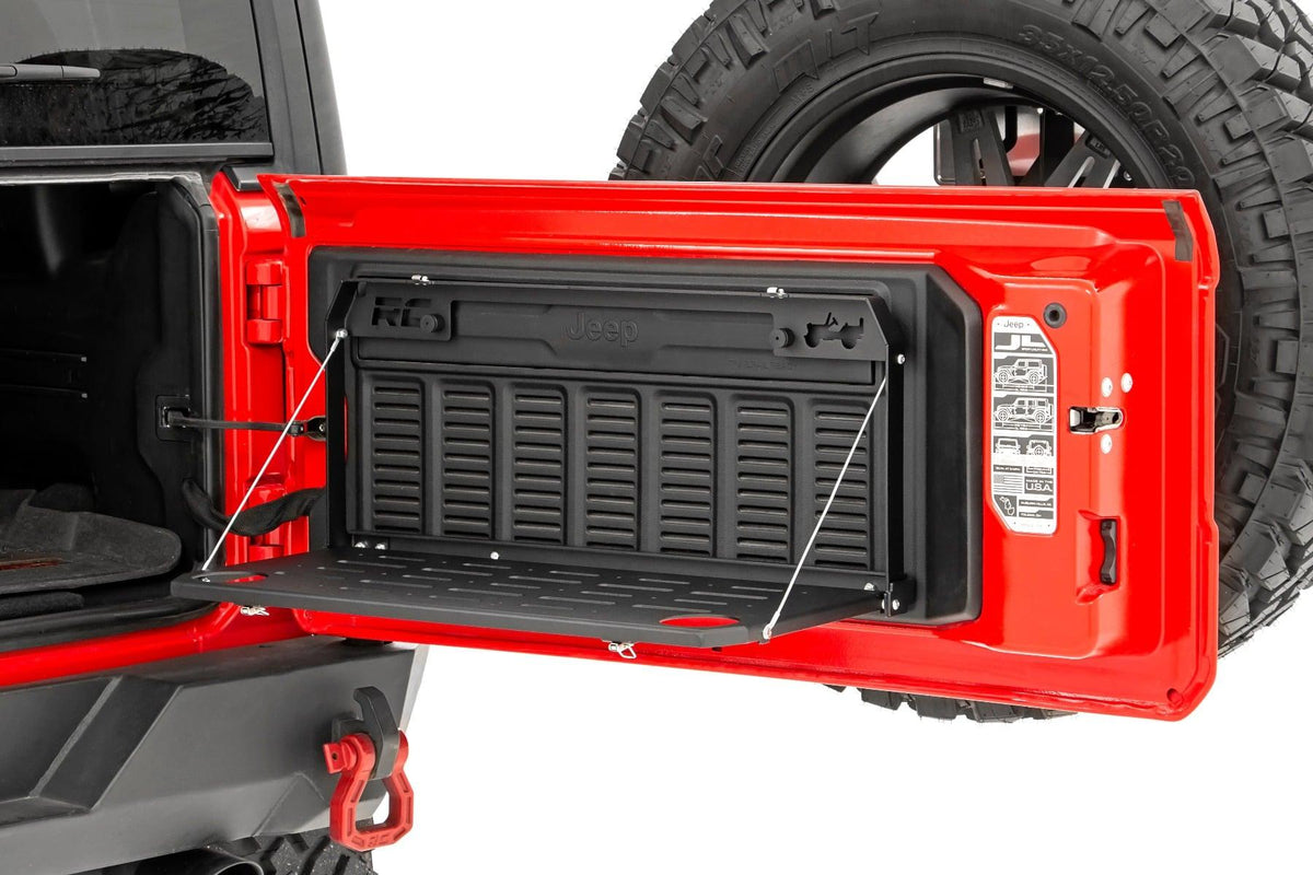 Rough Country Jeep Tailgate Table, Folding (18-20 Wrangler JL, JLU) - 10625