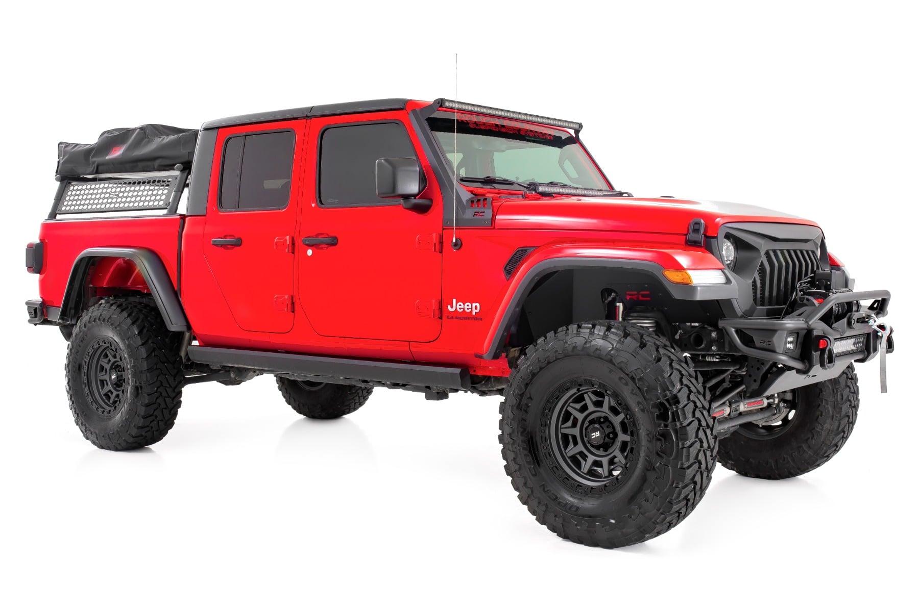 Rough Country Bed Rack Molle Panel Jeep Gladiator JT 4WD (2020-2025) (2020-2026 Gladiator) - 10656