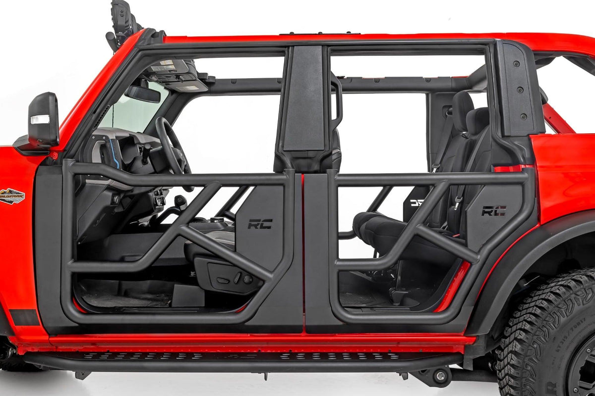 Rough Country Tubular Doors 4 Door Ford Bronco 4WD (2021-2025) (2021-2026 Bronco) - 10658