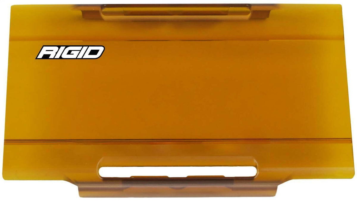 RIGID Industries Rigid Light Cover For 6 Inch E-Series Led Lights, Amber, Single - 106933