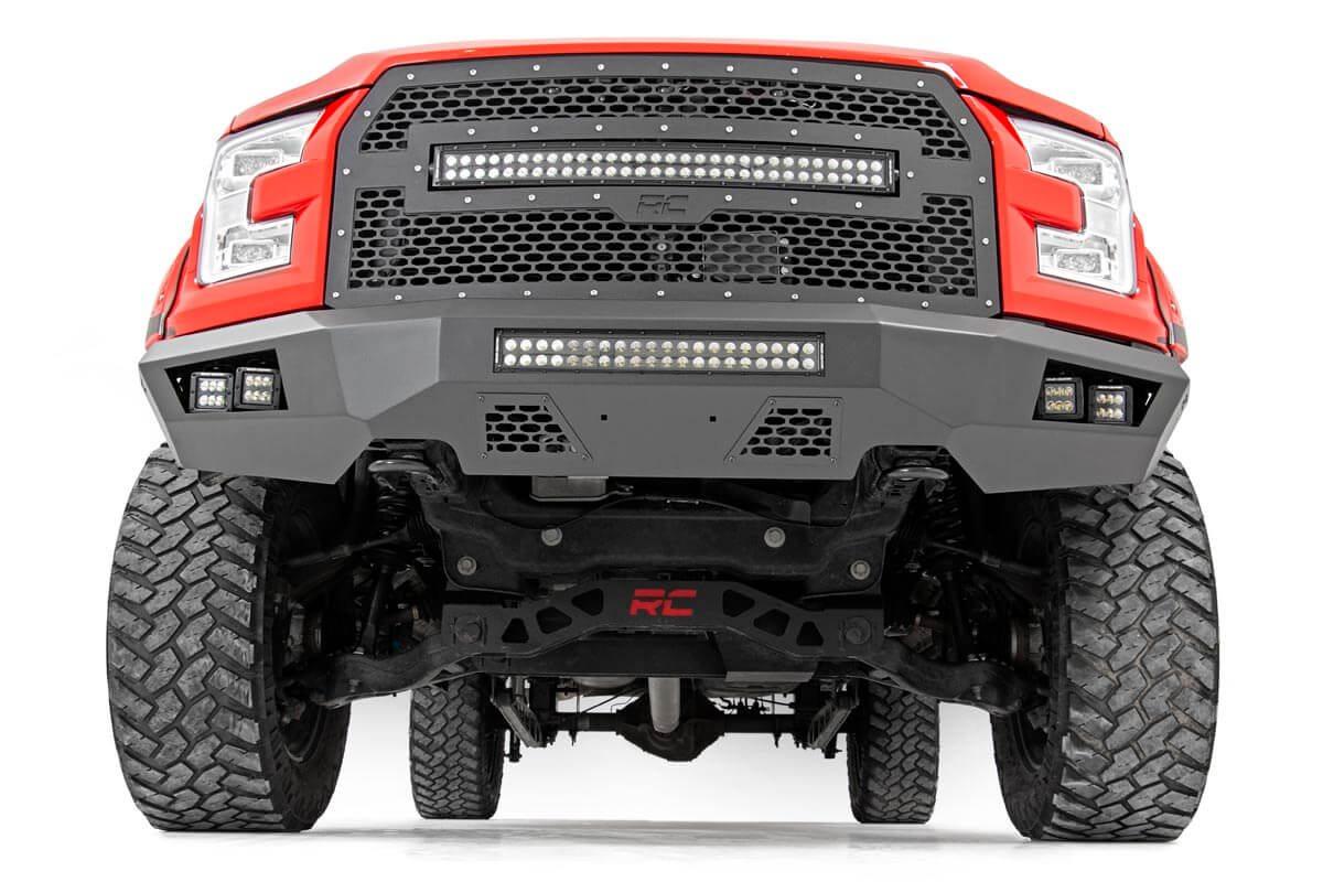 Rough Country Ford Heavy-Duty Front LED Bumper (15-17 F-150) (2015-2017 F-150) - 10770