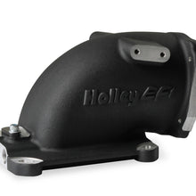 Holley Efi 300-240BK Intake Elbow, Gm Ls Throttle 4150, Black
