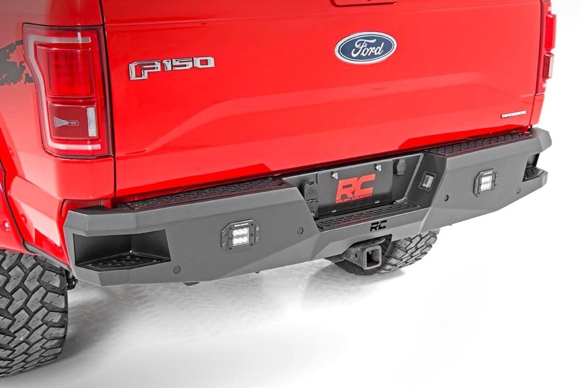 Rough Country Ford Heavy-Duty Rear LED Bumper (15-18 F-150) (2015-2020 F-150) - 10771