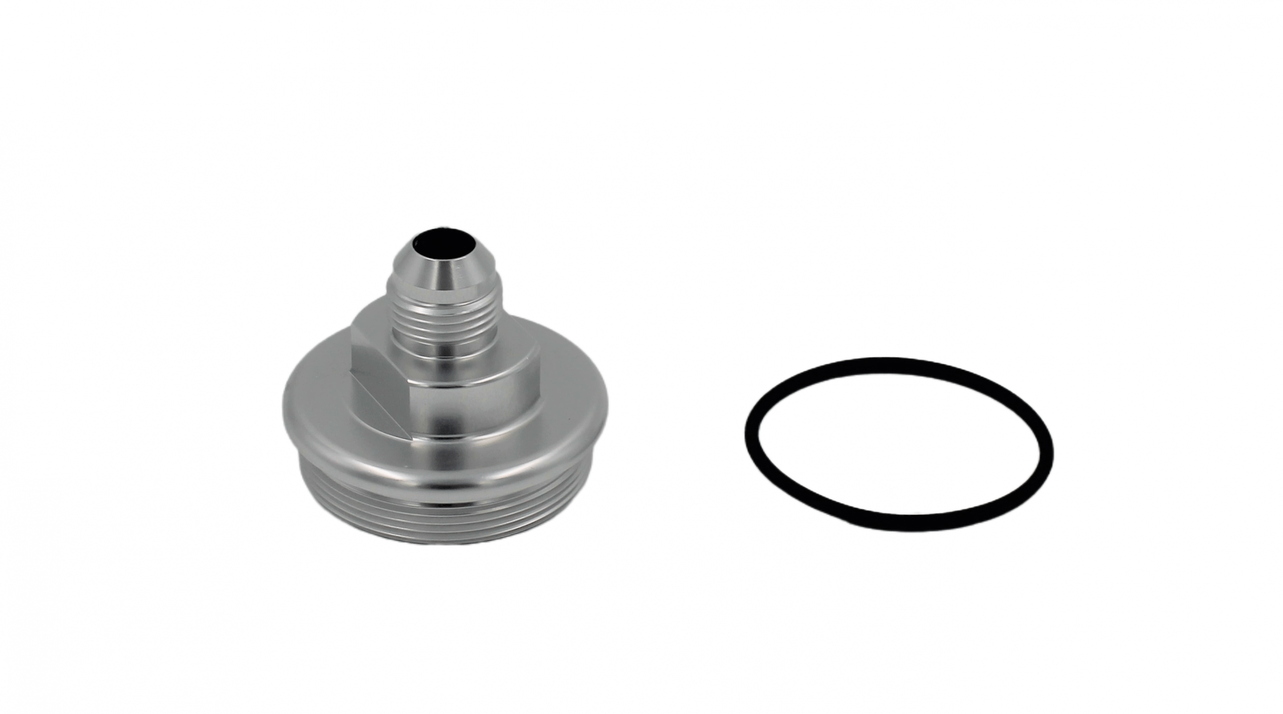 Fuelab Fuel Filter Inlet Cap -8AN Clear - 108020102-2
