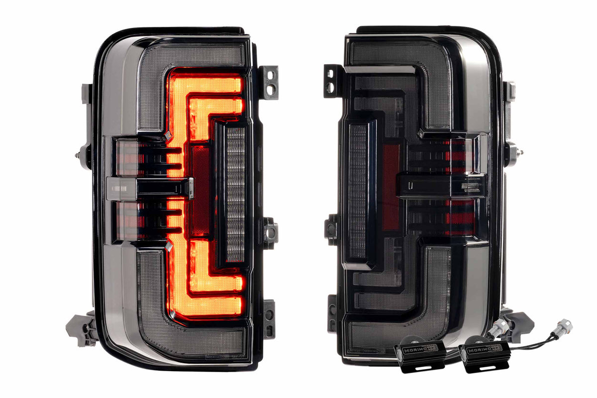 Morimoto XB LED Low Profile Tail Lights - Smoked / Set (2021-2025 Ford Bronco) - LF750