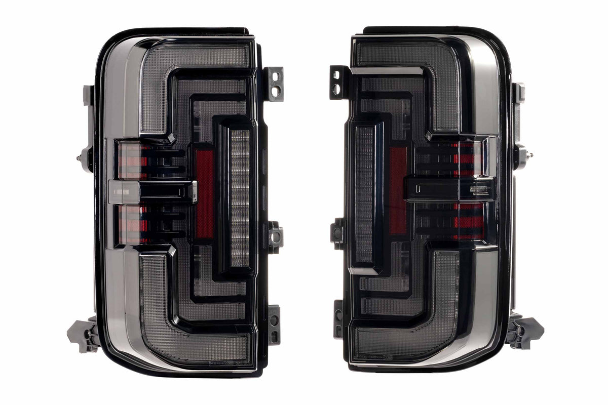 Morimoto XB LED Low Profile Tail Lights - Smoked / Set (2021-2025 Ford Bronco) - LF750