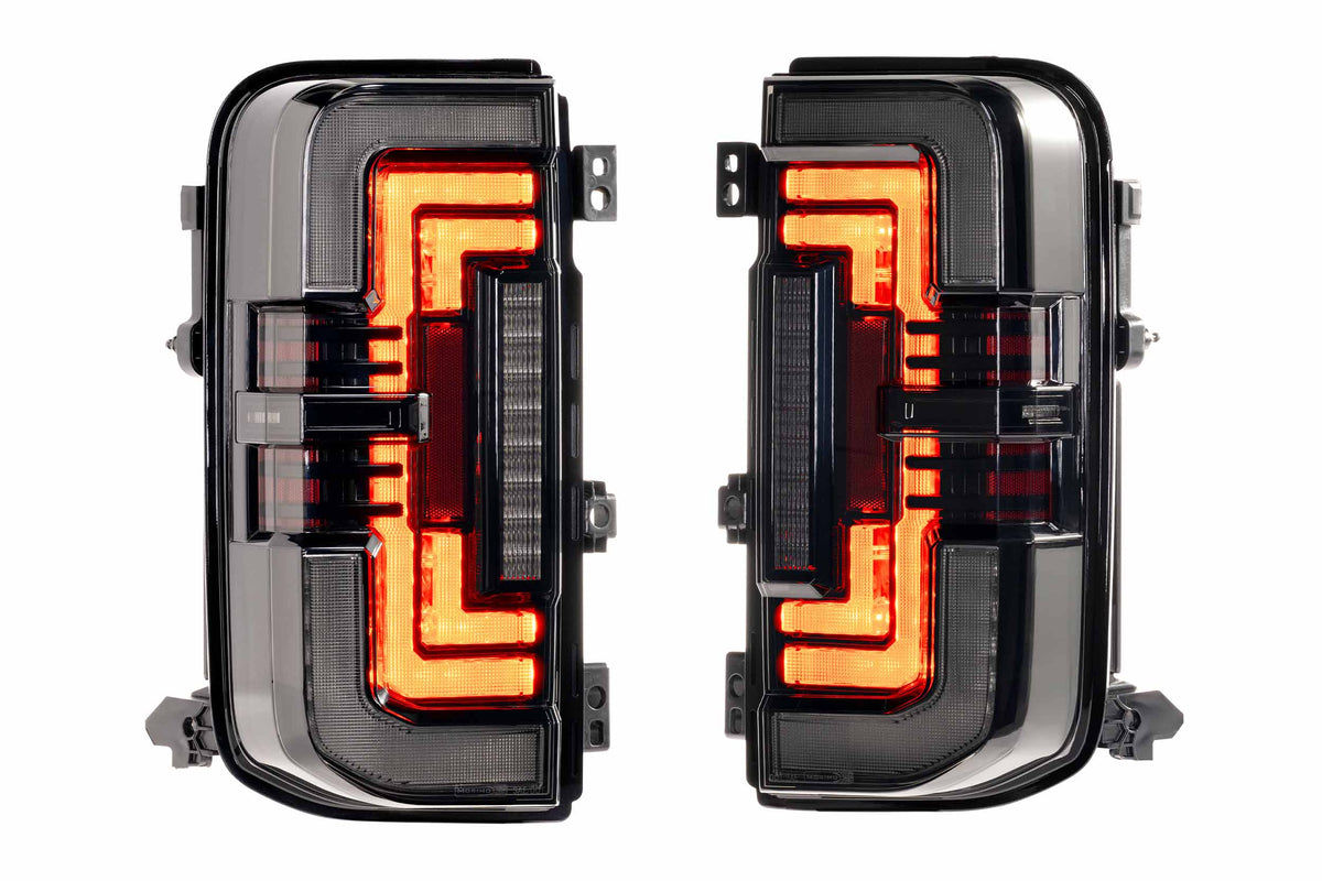 Morimoto XB LED Low Profile Tail Lights - Smoked / Set (2021-2025 Ford Bronco) - LF750