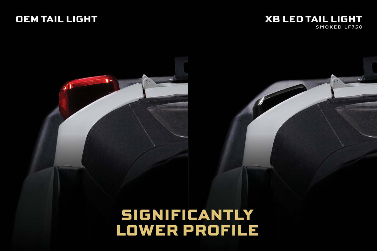Morimoto XB LED Low Profile Tail Lights - Smoked / Set (2021-2025 Ford Bronco) - LF750