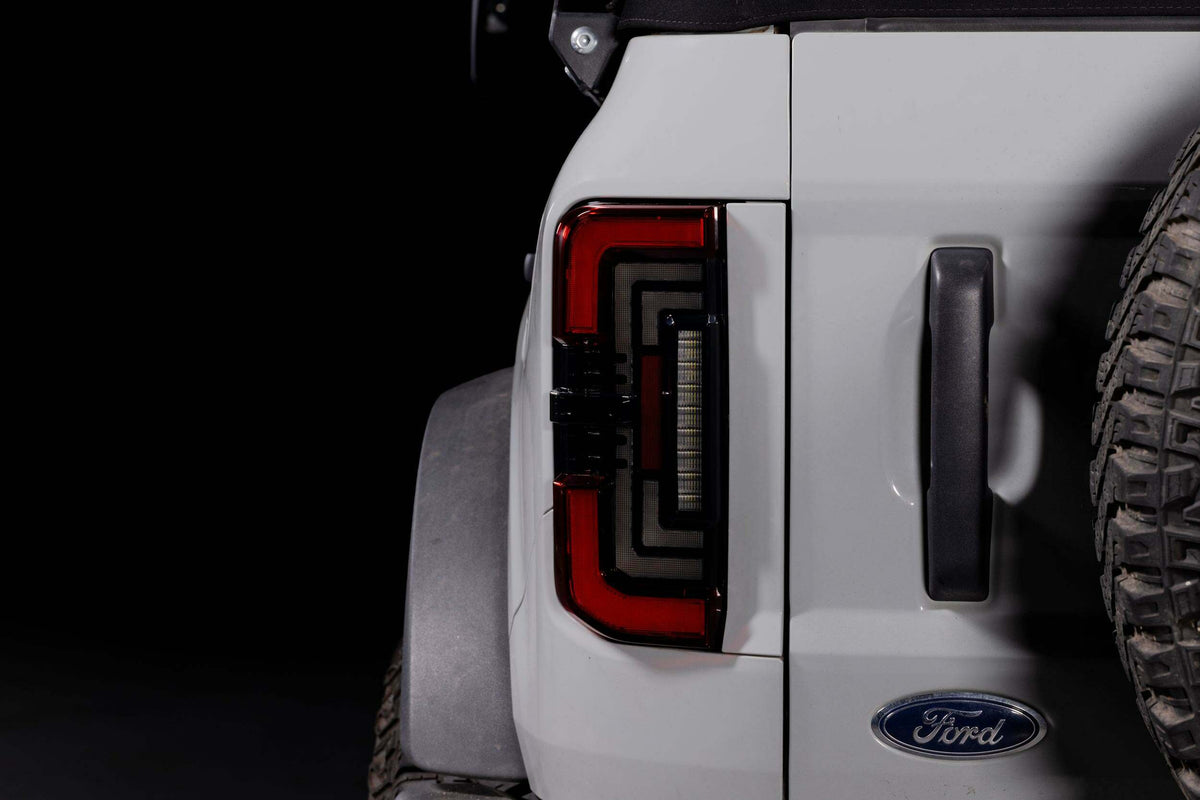 Morimoto XB LED Low Profile Tail Lights - Smoked / Set (2021-2025 Ford Bronco) - LF750