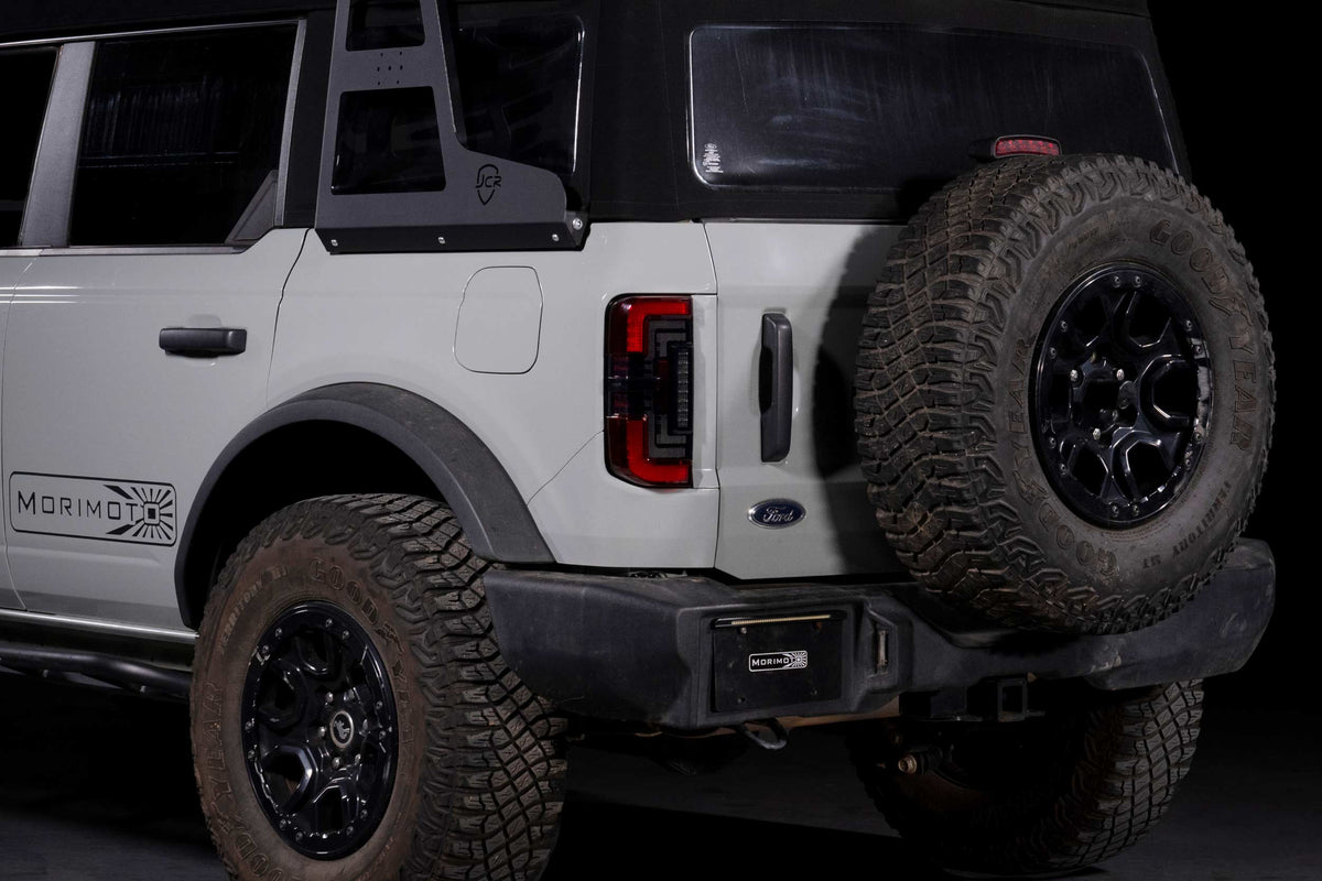 Morimoto XB LED Low Profile Tail Lights - Smoked / Set (2021-2025 Ford Bronco) - LF750