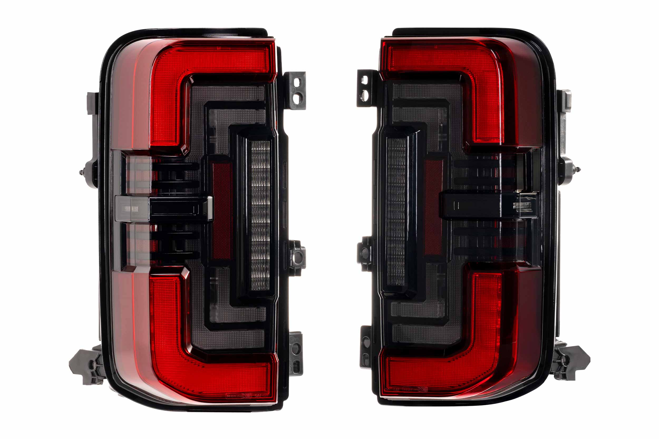 Morimoto XB LED Low Profile Tail Lights - Red / Set (2021-2025 Ford Bronco) - LF751