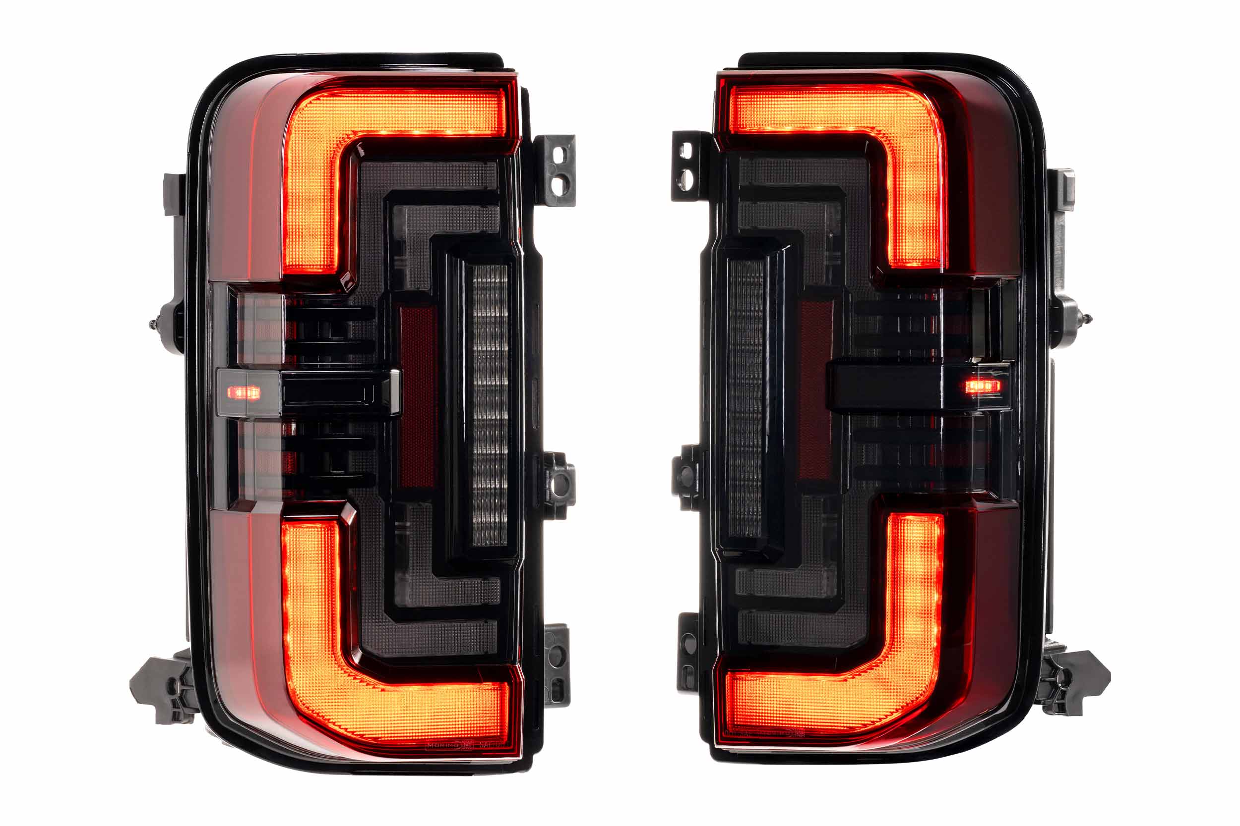Morimoto XB LED Low Profile Tail Lights - Red / Set (2021-2025 Ford Bronco) - LF751