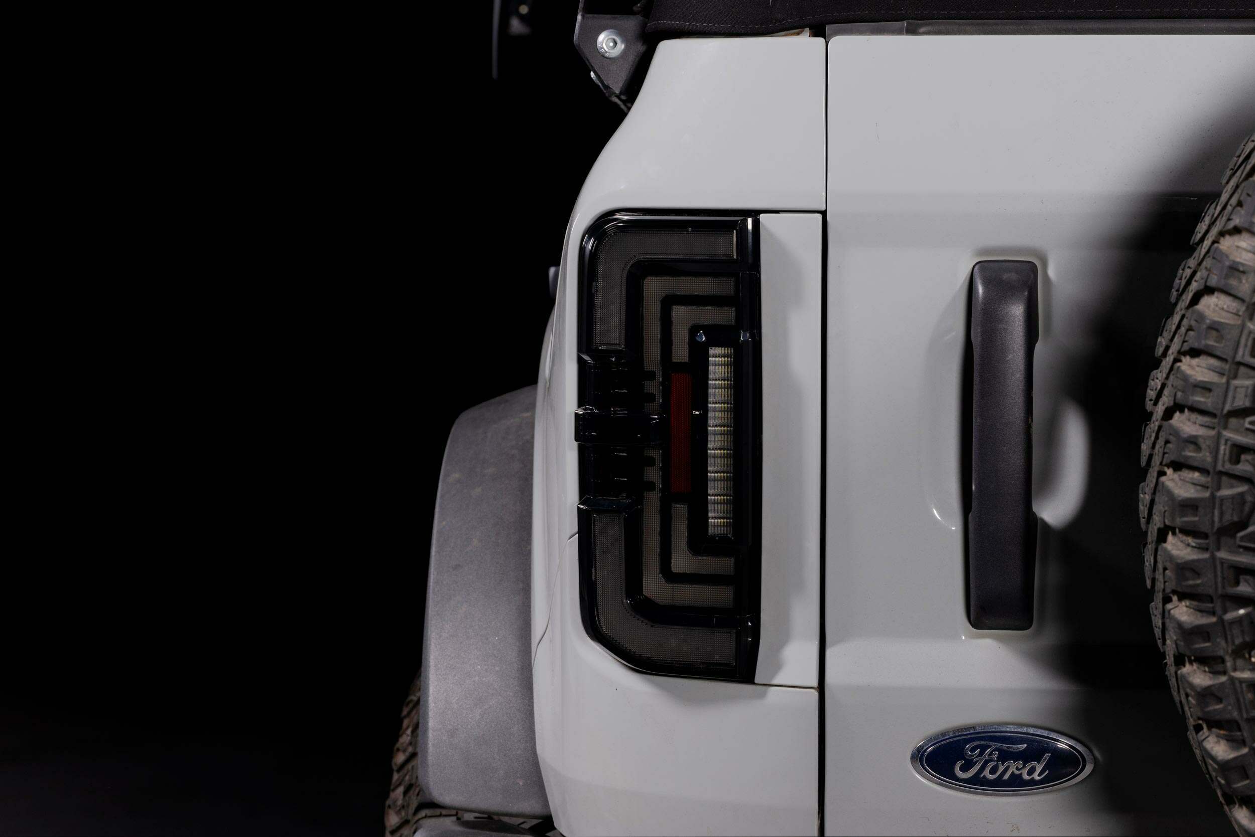Morimoto XB LED Low Profile Tail Lights - Red / Set (2021-2025 Ford Bronco) - LF751