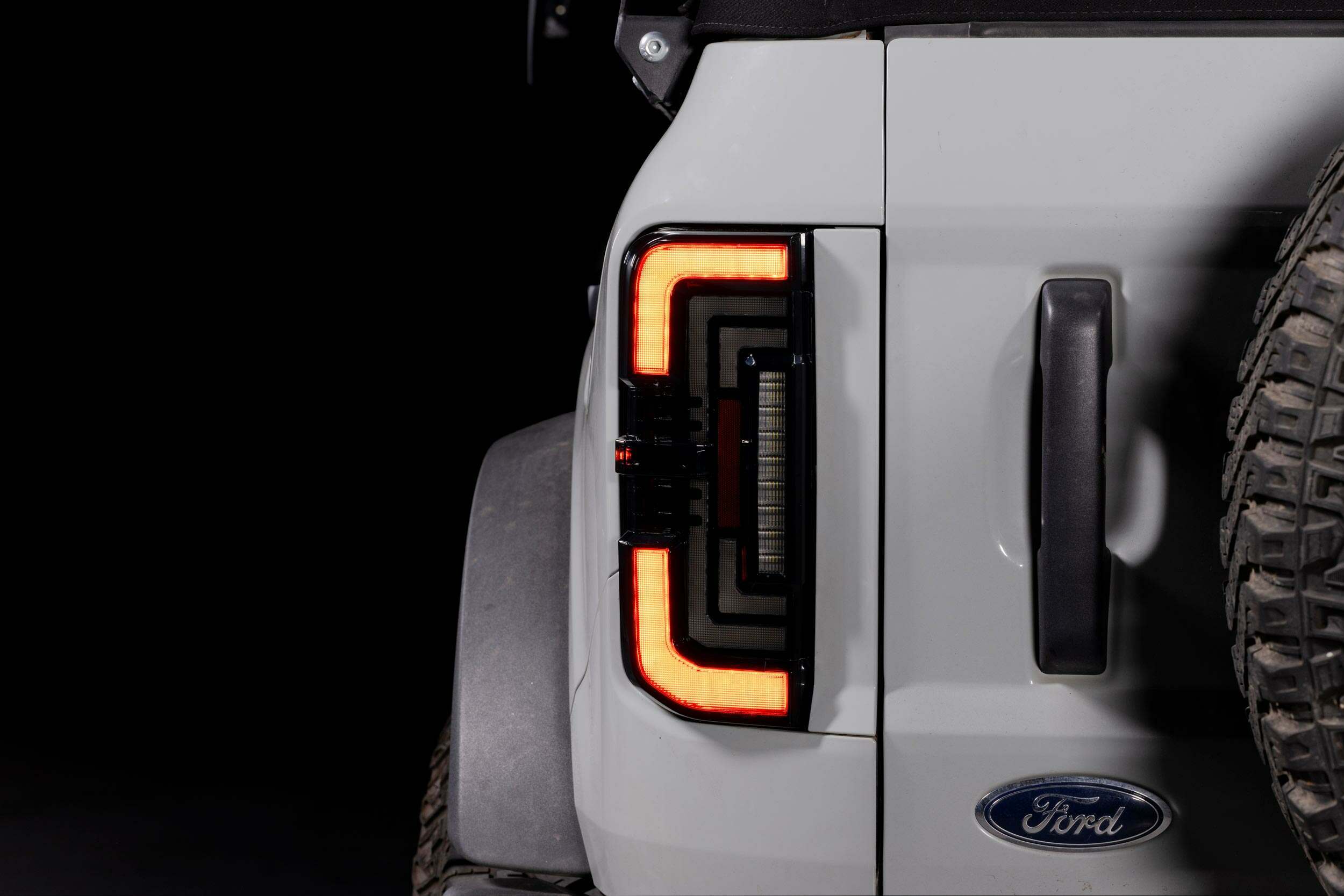 Morimoto XB LED Low Profile Tail Lights - Red / Set (2021-2025 Ford Bronco) - LF751