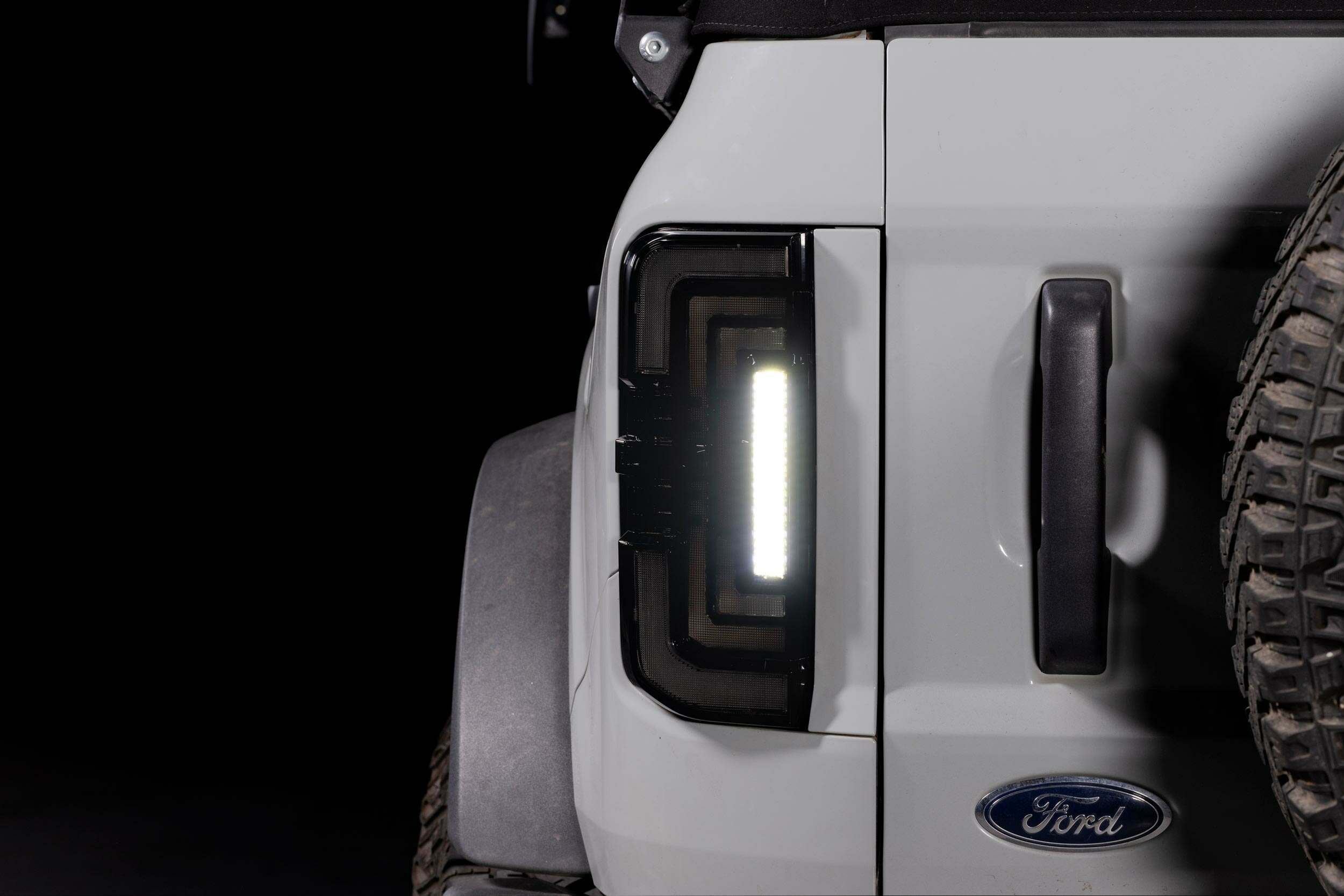 Morimoto XB LED Low Profile Tail Lights - Red / Set (2021-2025 Ford Bronco) - LF751