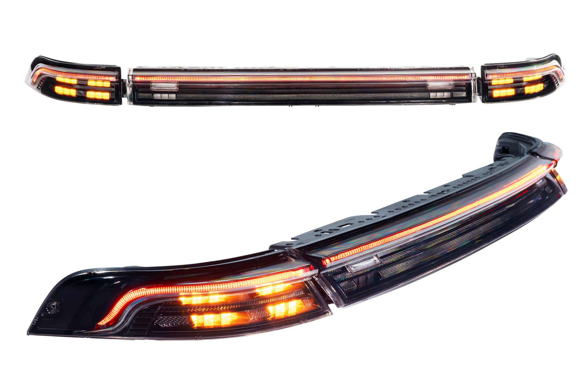 Morimoto XB LED Tail Lights: Porsche 993 (Smoked / Set) - LF991