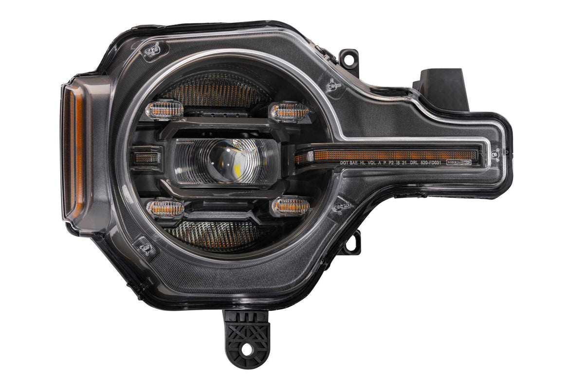 Morimoto XB LED Headlights - Pair / Amber DRL (2021-2025 Bronco) - LF497-A