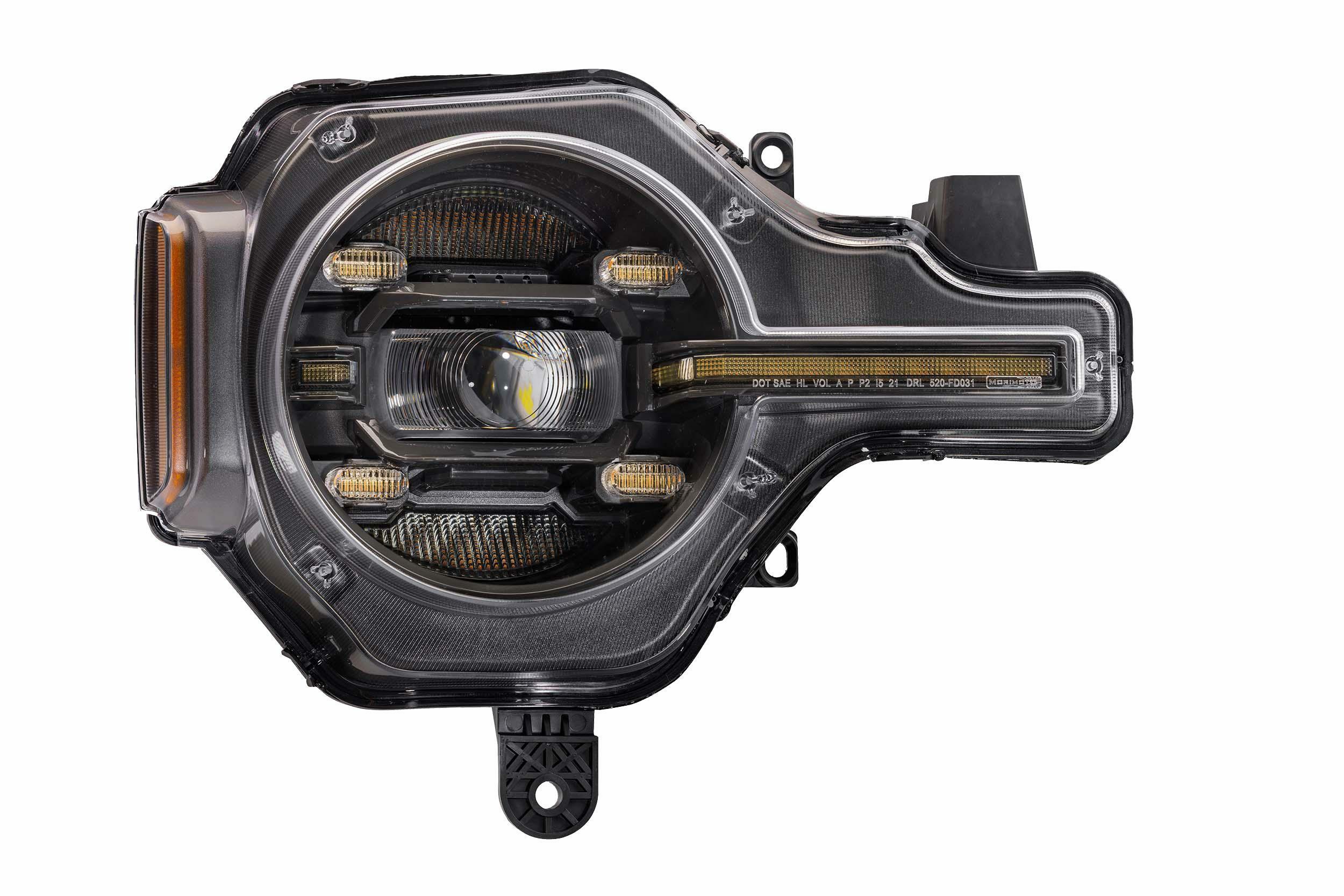Morimoto XB LED Headlights - Pair / White DRL (2021-2025 Bronco) - LF497