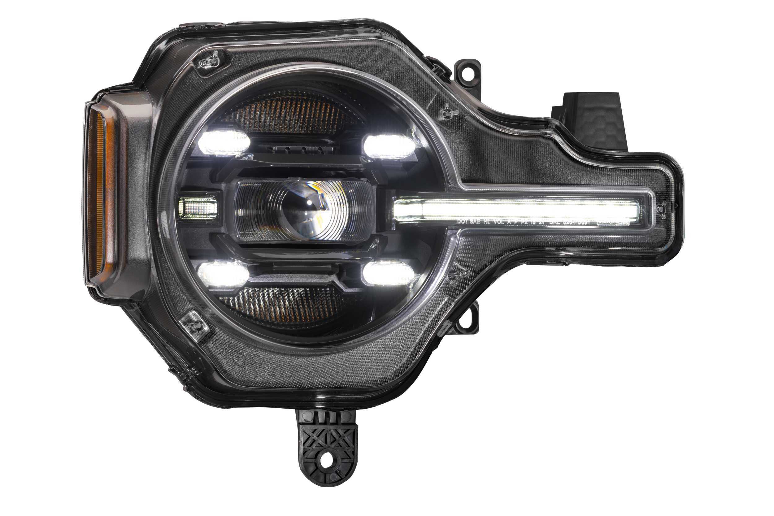 Morimoto XB LED Headlights - Pair / White DRL (2021-2025 Bronco) - LF497