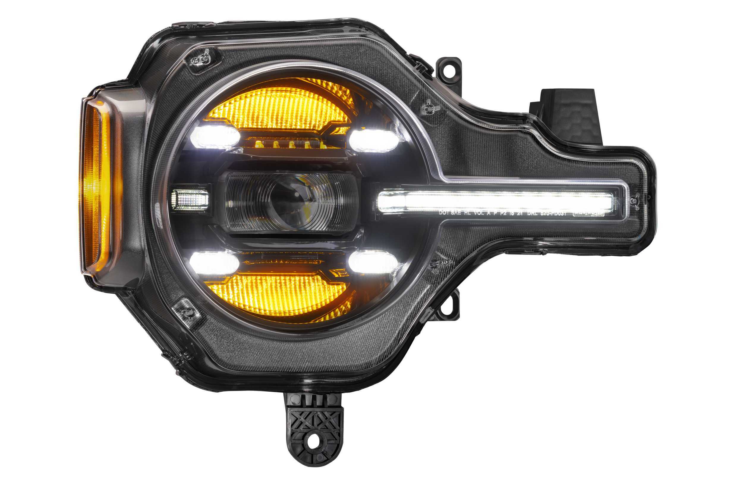 Morimoto XB LED Headlights - Pair / White DRL (2021-2025 Bronco) - LF497