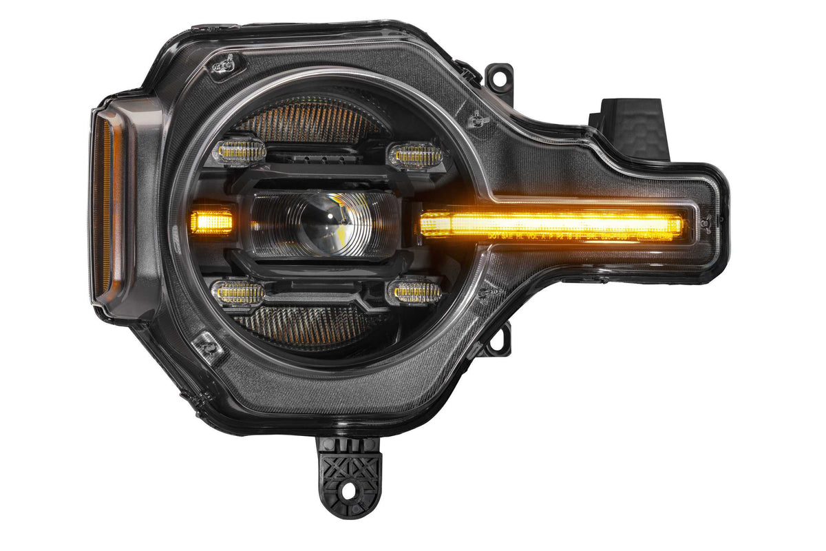 Morimoto XB LED Headlights - Pair / White DRL (2021-2025 Bronco) - LF497
