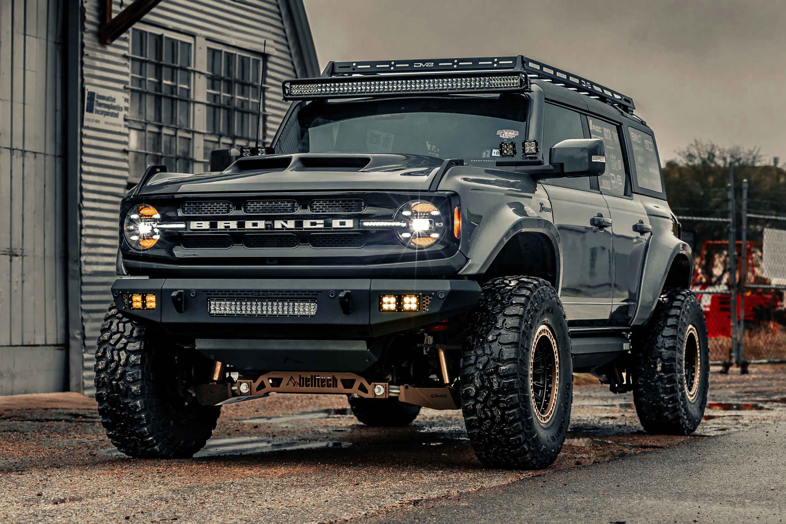 Morimoto XB LED Headlights - Pair / White DRL (2021-2025 Bronco) - LF497