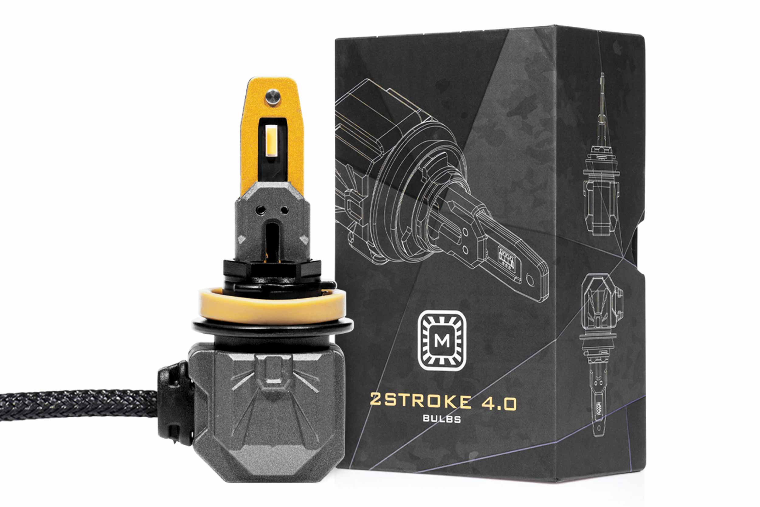 Morimoto H11/H9/H8: Morimoto 2Stroke 4.0 LED Bulb (Yellow) (Each) - LED2020-Y