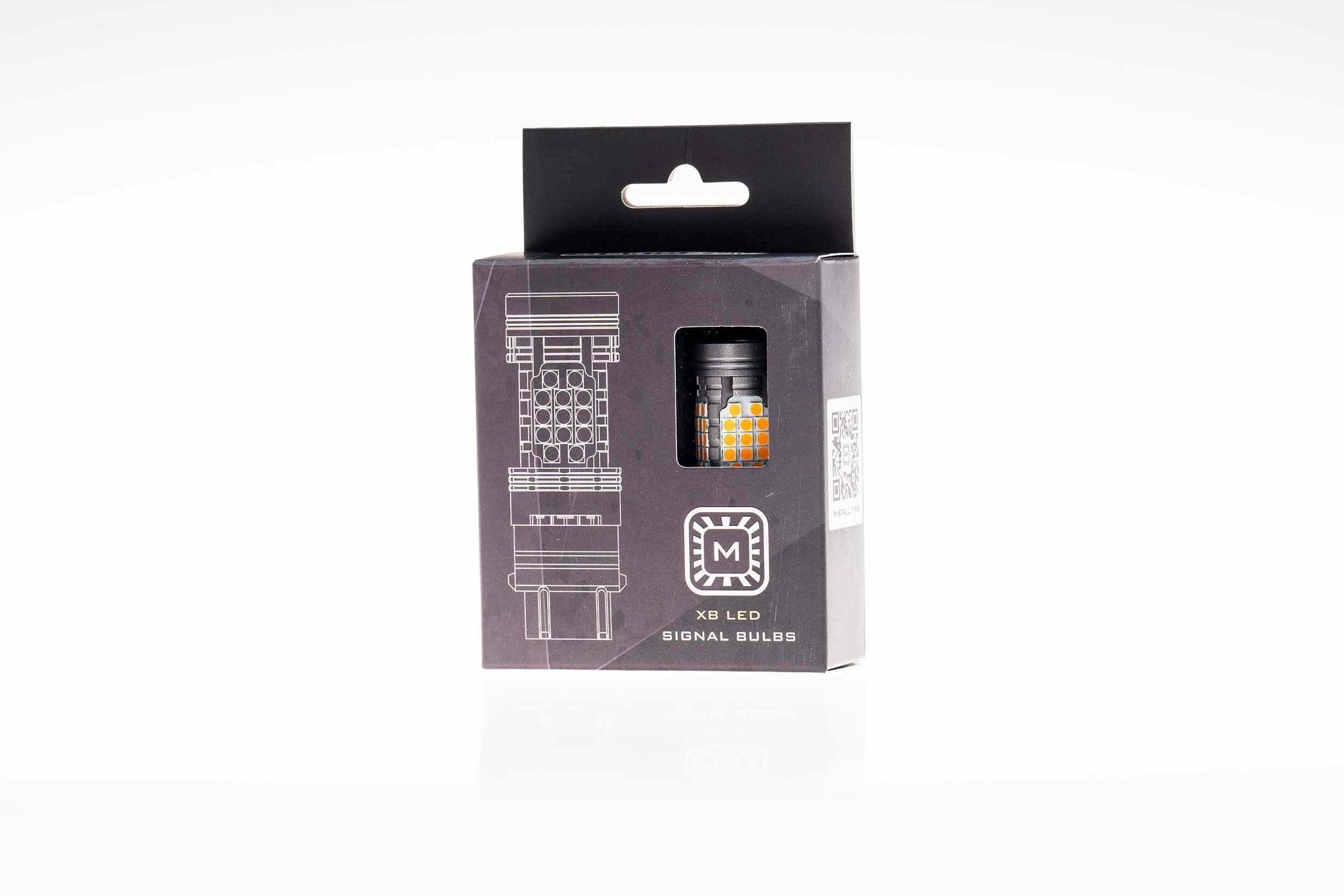 Morimoto 1156: XB LED Bulbs (Amber / Set) - LED399