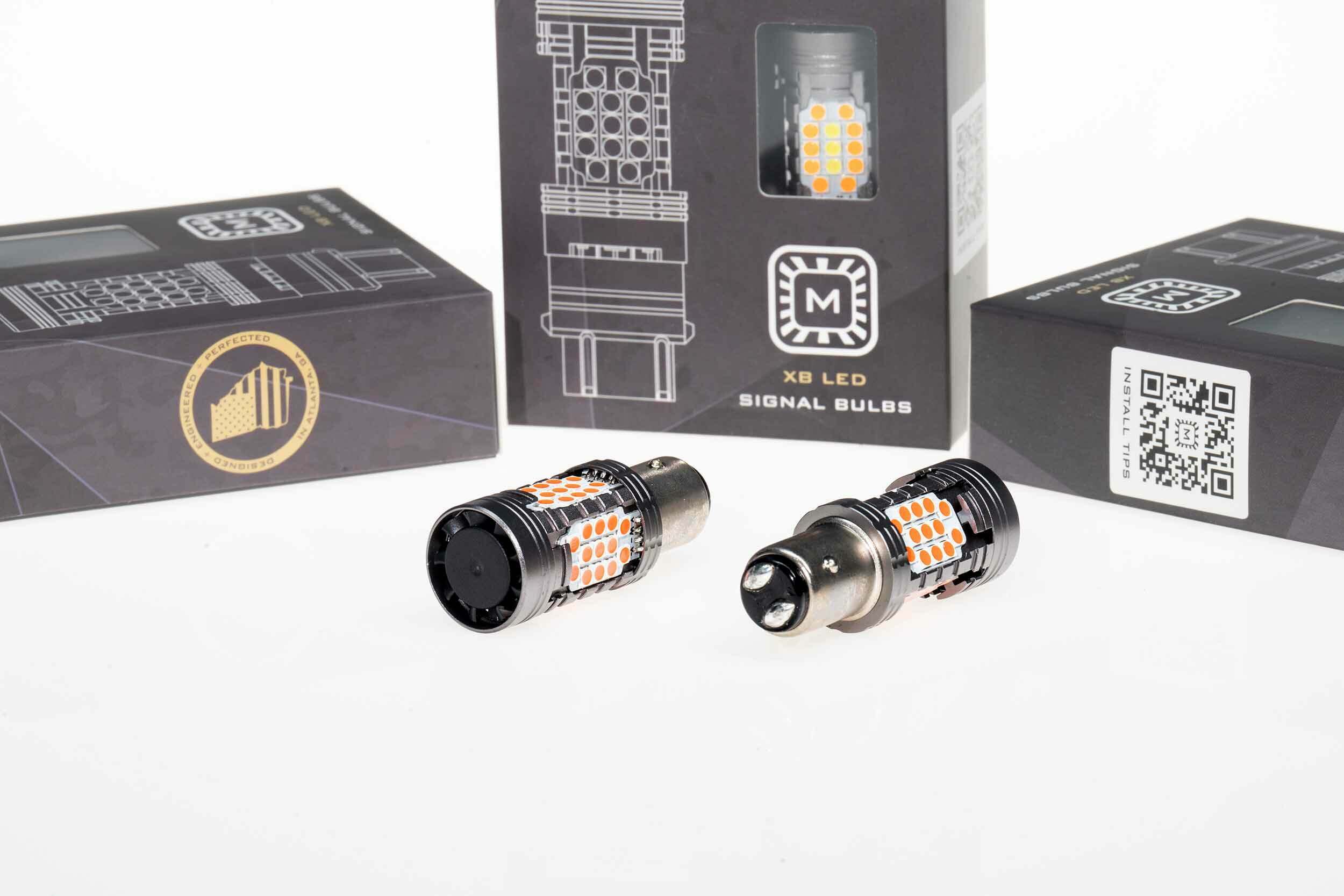 Morimoto 1157: XB LED Bulbs (Red / Set) - LED403