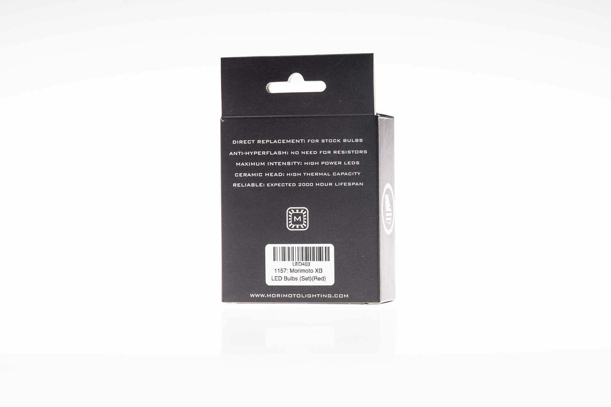 Morimoto 1157: XB LED Bulbs (Red / Set) - LED403