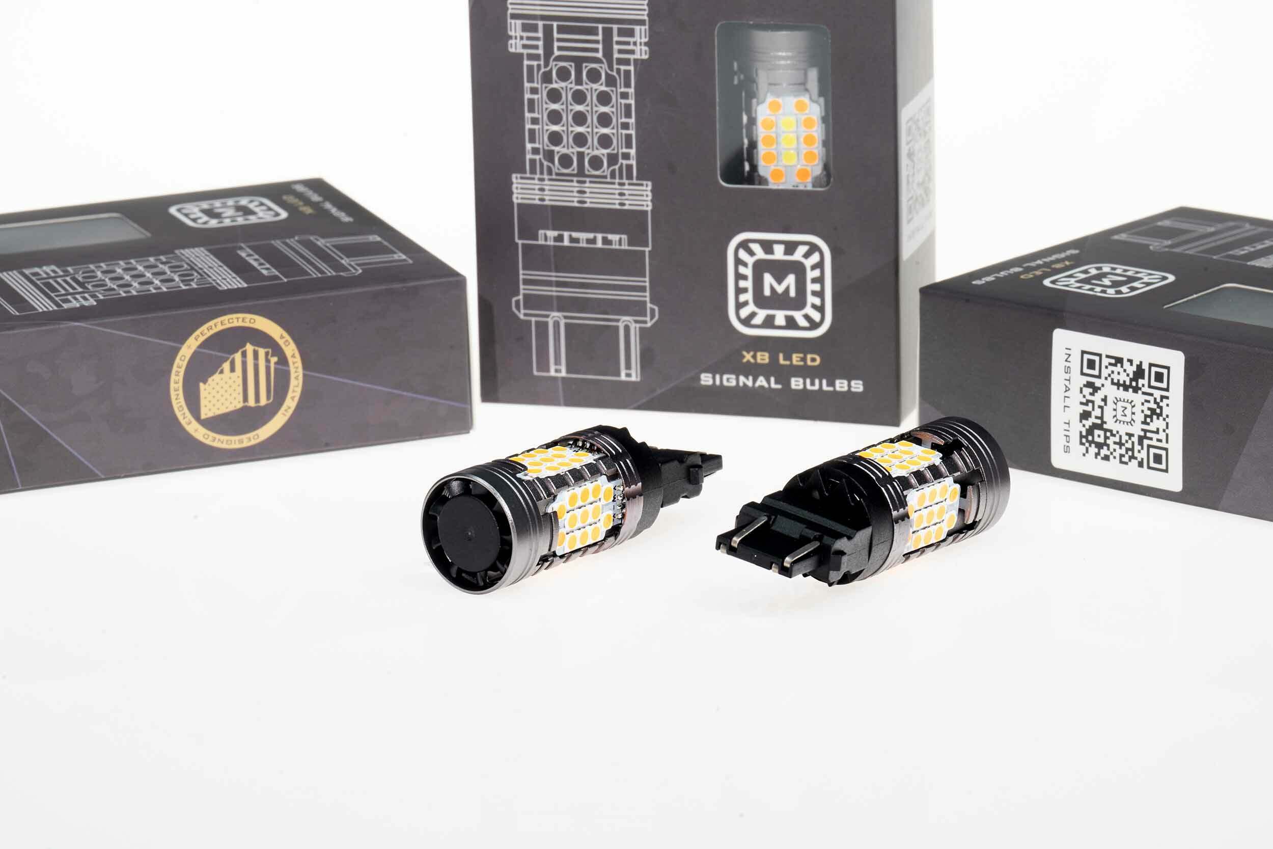 Morimoto 3156/3157: XB LED Bulbs (Amber / Set) - LED405