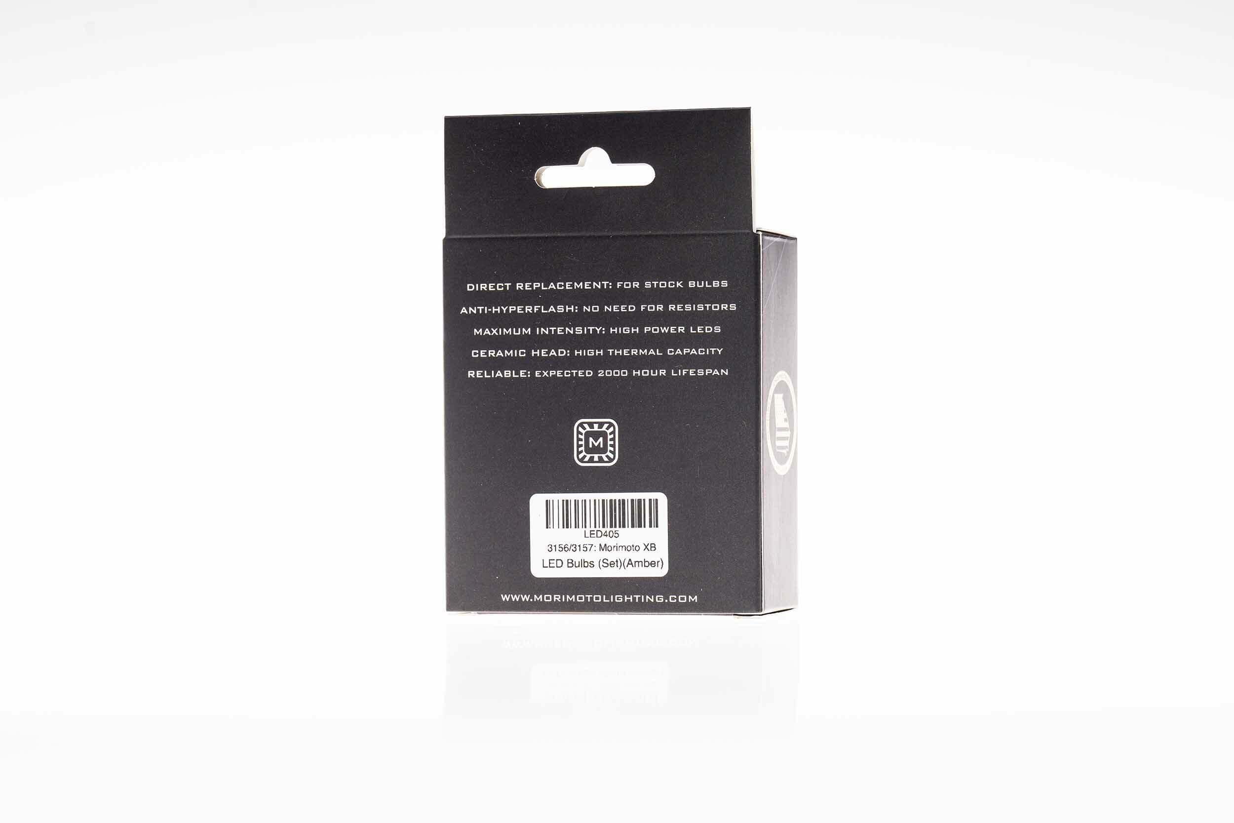 Morimoto 3156/3157: XB LED Bulbs (Amber / Set) - LED405
