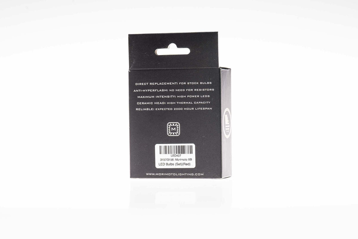 Morimoto 3156/3157: XB LED Bulbs (Red / Set) - LED407