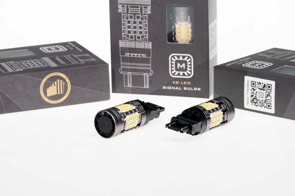 Morimoto 4257: XB LED Bulbs (Amber / Set) - LED417