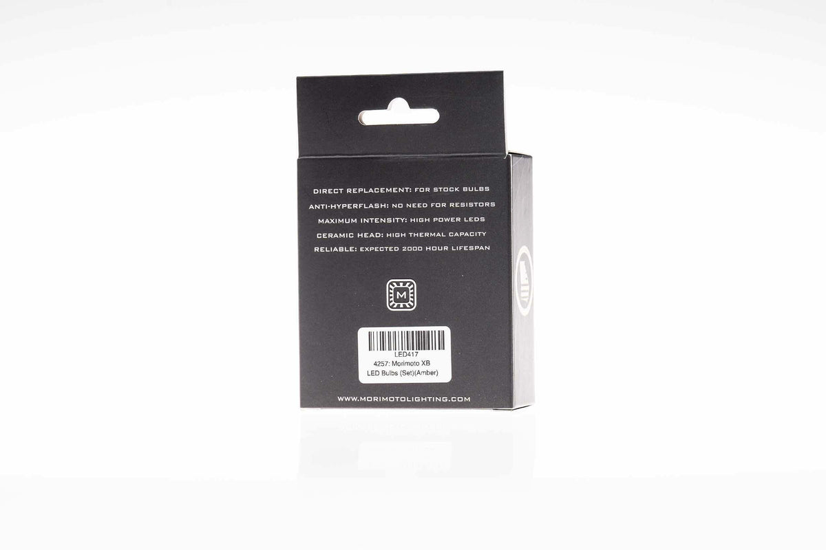 Morimoto 4257: XB LED Bulbs (Amber / Set) - LED417