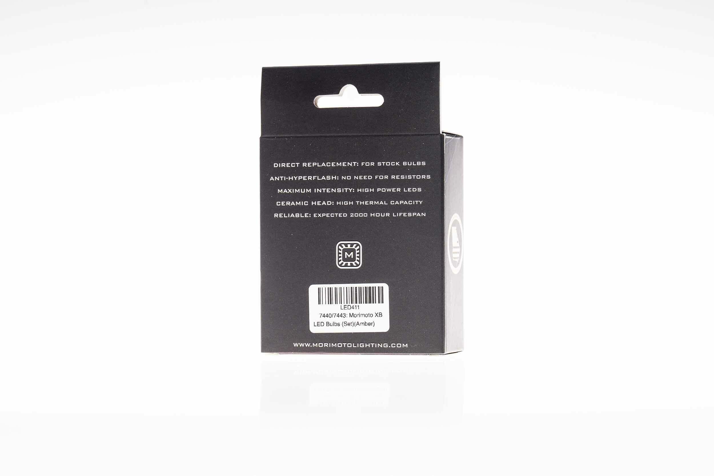 Morimoto 7440/7443: XB LED Bulbs (Amber / Set) - LED411