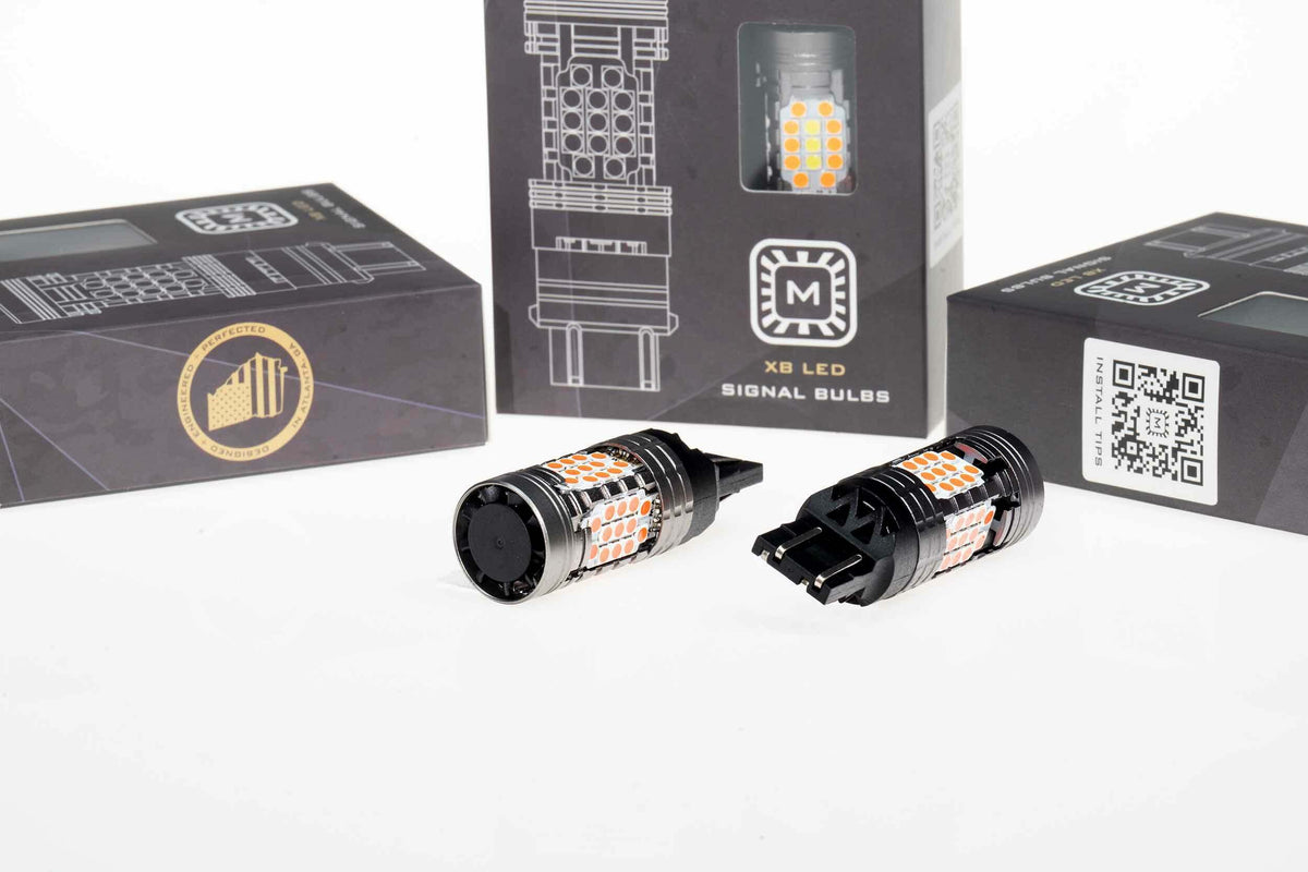 Morimoto 7440/7443: XB LED Bulbs (Red / Set) - LED413