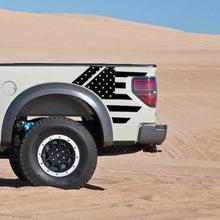 Anchor Room Quarter Window American Flag - Black Carbon Fiber , No Text(2020-2023 Explorer) - 10FR_BSGAMF_CF