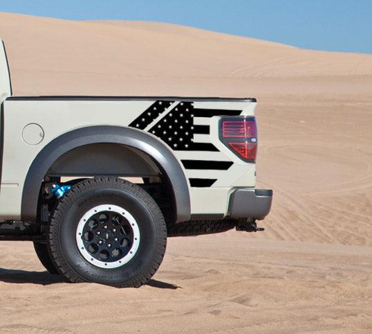 Anchor Room Quarter Window American Flag - Black Carbon Fiber , No Text(2020-2023 Explorer) - 10FR_BSGAMF_CF