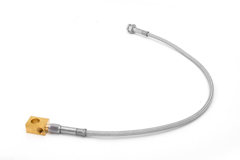 Rugged Ridge Brake Hose Kit Rear Braided Stainless Steel; 87-95 Jeep Wrangler Yj - 16735.05