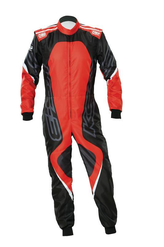 OMP KS-3X ART OVERALL FIA 8877-2022 (KIDS) BLACK / RED SZ 160