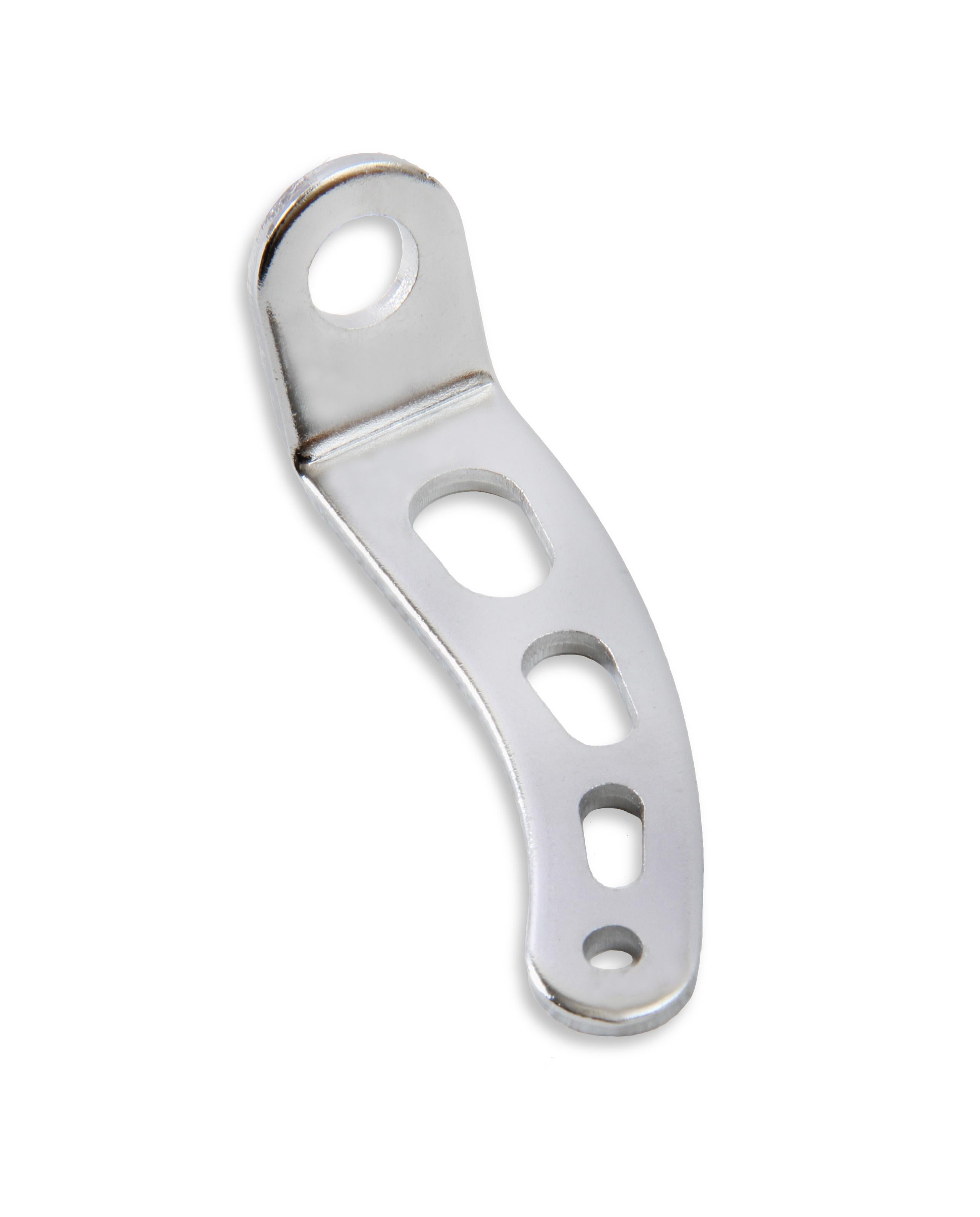 Mr. Gasket Chrome Throttle Spring Bracket.  - 3683