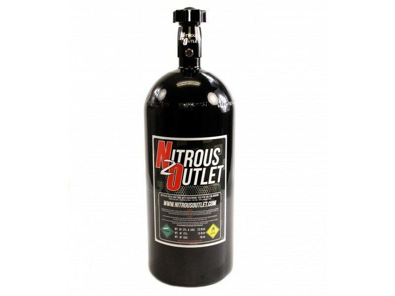 Nitrous Outlet 00-30140 10lb Nitrous Bottle & High Flow Valve