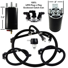 UPR 5024-80-1-CSS 2011-2014 F150 Ecoboost 3.5L Plug N Play 4" MEGA Catch Can CSS