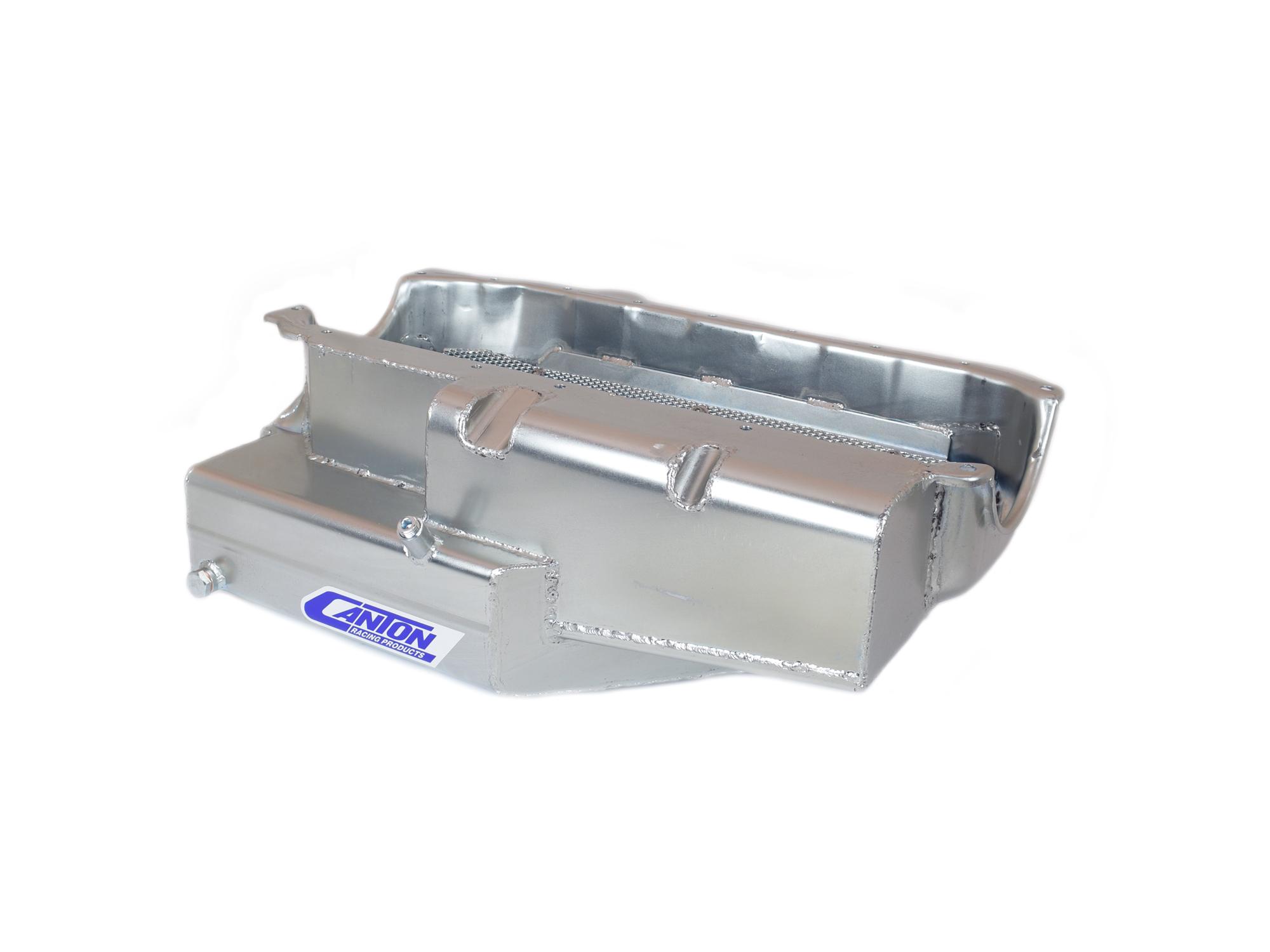 Canton Racing Oil Pan Small Block Chevy Open Chassis Pro 16" Long 85 &amp; Earl - 11-186