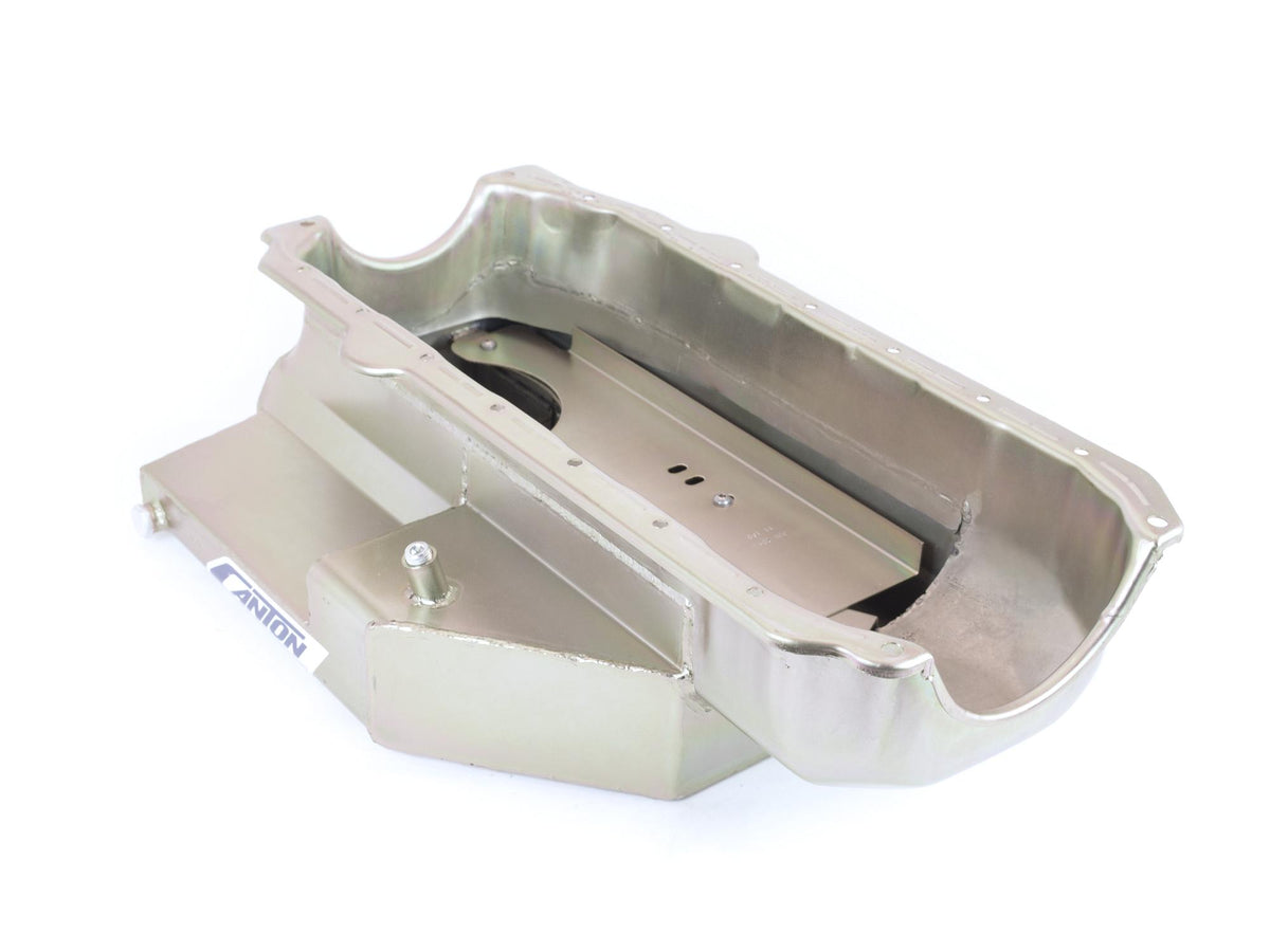 Canton Racing Oil Pan For Small Block Chevy Open Chassis Circle Track 6.5" Deep - 11-190